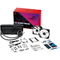 Miniatyrbillede 8 af 8: ASUS ROG STRIX LC II 280 ARGB Processor All-in-one liquid cooler 14 cm Black 1 pc(s)