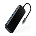 Miniatyrbilde 9 av 10: Adapter 4w1 Baseus Hub USB-C na 4xUSB 3.0 (Dark Grey)