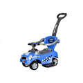 Pikkukuva 3 / 6: Coupe Car Manual Ride On with Parent Handle - Blue