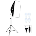 Miniatyrbilde 2 av 5: Studio set Puluz softbox 50x70cm, tripod, LED bulb 4 pcs PU5071EU