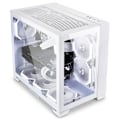 Miniatyrbillede 8 af 10: Lian Li O11 Dynamic Mini Snow Edition, Mid-Tower, Tempered Glass - White