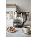Miniatyrbillede 1 af 8: Adler | Kettle | AD 1286 | Standard | 2200 W | 2 L | Plastic/Glass | 360° rotational base | Grey/ transparent
