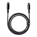 Miniatyrbillede 4 af 8: CABLU alimentare si date Baseus Tungsten Gold,Fast Charging Data Cable pt. smartphone,USB la Lightning 20W, braided,2m rezistent zgarieturi,negru "CAT