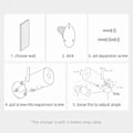 Miniatyrbillede 1 af 5: Xiaomi AW300 Cube IP security camera Outdoor 2304 x 1296 pixels Ceiling/wall