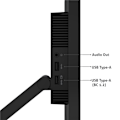Miniatyrbillede 6 af 7: LENOVO ThinkVision T24t-20 23.8inch FHD Touch HDMI DP Monitor