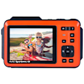 Pikkukuva 6 / 6: Rollei Sportsline 64 Selfie/ 64 MPix/ 16x zoom/ 2,8" LCD+ 2"LCD/ 4K video/ Voděodolný 5m/ Oranžový