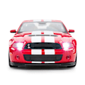 Miniatyrbillede 2 af 8: Rastar Ford Shelby Mustang GT500 R/C Toy Car 1:14