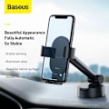 Pikkukuva 6 / 11: SUPORT AUTO Baseus Simplism pt. SmartPhone, fixare parbriz sau bord prin ventuza, negru "SUYL-JY01" - 6953156220966