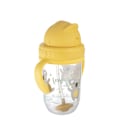 Miniatyrbillede 4 af 5: CANPOL BABIES non-spill cup with weighted straw EXOTIC ANIMALS, 6m+, 270ml, yellow, 56/606_yel