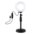 Miniatyrbilde 3 av 8: Ring LED lamp Puluz with adjustable base PU391