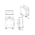 Miniatyrbillede 5 af 7: Neomounts THINCLIENT-20 Mini PC holder - max 7 kg - universal