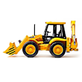Miniatyrbillede 2 af 6: BRUDER JCB 4CX Backhoe Loader, 02428
