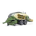 Miniatyrbillede 2 af 5: BRUDER Krone BigPack 1290HDP VC with 2 block hay bales, 02033