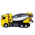Miniatyrbillede 4 af 6: Car R/C Mercedes-Benz Arocs Rastar 1:14 Yellow