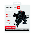 Pikkukuva 4 / 7: Swissten GW1-AV5 Air Vent Car Holder With 15W  Wireless Charging + Micro USB Cable 1m