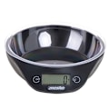Pikkukuva 1 / 4: Mesko | Kitchen scale with a bowl | MS 3164 | Maximum weight (capacity) 5 kg | Graduation 1 g | Display type LCD | Black