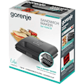 Miniatyrbillede 4 af 4: Gorenje | Sandwich maker | SM703GCB | 700 W | Number of plates 3 | Number of pastry 2 | Black