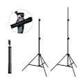 Miniatyrbillede 2 af 3: Photo studio background support Puluz 2x2m + Backdrops 3 pcs PKT5204