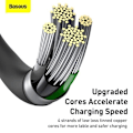 Miniatyrbilde 5 av 11: Baseus Lightning Superior Series cable, Fast Charging, Data 2.4A, 1m Black (CALYS-A01)