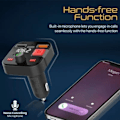 Miniatyrbillede 4 af 7: PROMATE PowerTune-30W Bluetooth FM Transmitter QC3.0 / PD30W / USB / Hands-free