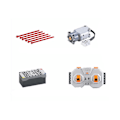 Miniatyrbilde 6 av 7: Construction Blocks Robot Plane Made of Cada Blocks Remote Controlled 917 Elements