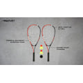 Pikkukuva 1 / 3: Speedbadminton set AVENTO 46BL Red/Grey