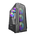 Miniatyrbillede 9 af 9: Computer case Darkflash LEO (black)