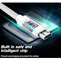 Miniatyrbillede 2 af 4: Swissten Datový Kabel Textile Usb / Micro Usb 1,2 M Černý