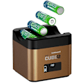 Miniatyrbillede 2 af 5: Hähnel charger ProCube 2 Twin Olympus