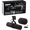 Miniatyrbilde 1 av 3: Shure SM7B microphone Black Studio microphone