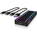 Miniatyrbillede 3 af 3: Raidsonic | Icy box | IB-1824ML-C31 Enclosure for 1x NVMe