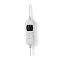 Miniatyrbillede 2 af 5: Nedis PEBL130CWT2 electric blanket 120 W Grey, White Fleece, Polyester