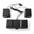 Pikkukuva 2 / 4: Nedis GSPR21022BK Gaming Speaker 2.2 with USB power supply / 3.5 mm / 48W / LED
