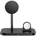 Miniatyrbild 2 av 8: Tech-Protect wireless charger QI15W A22 3in1 Magnetic MagSafe, black