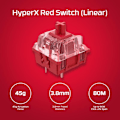 Miniatyrbillede 6 af 8: HyperX Alloy Origins 60 - US layout - HyperX Red Linear Switches