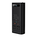 Pikkukuva 1 / 6: INVERTOR ELECTRIC auto Baseus, IGBT, 2 x AC, 1 x USB Type-C, 1 x USB, 300W 220V, conectare auto 12V, negru "CGNB010101" (timbru verde 2.00 lei) - 6932