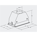 Pikkukuva 2 / 2: CATA | Hood | GC DUAL A 75 XGBK | Canopy | Energy efficiency class A | Width 79.2 cm | 820 m³/h | Touch control | LED | Black glass