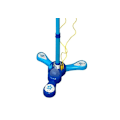 Pikkukuva 4 / 7: Microphone Karaoke Set Blue Tripod