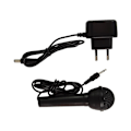 Miniatyrbillede 4 af 6: Keyboard with Microphone Musical Instrument Black