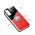 Miniatyrbillede 2 af 4: Mocco Lens Leather Back Case for Apple iPhone 11 Pro Max Red