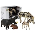 Pikkukuva 1 / 7: Set of figures Animals Africa Hippo Zebra
