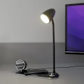 Miniatyrbillede 1 af 6: Tellur Nostalgia Wireless Desk Charger, Bluetooth Speaker, Desk Lamp black
