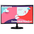 Miniatyrbillede 1 af 5: Samsung LS24C360EAUXEN LED display 61 cm (24") 1920 x 1080 pixels Full HD Black