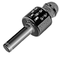 Miniatyrbillede 4 af 5: RoGer Bluetooth Microphone Karaoke With Build In Speaker / 2x 5W / Aux / USB / MicroSD / Black