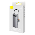 Miniatyrbillede 4 af 6: Hub 7in1 Baseus Metal Gleam Series, USB-C to 3x USB 3.0 + 2x HDMI + USB-C PD + Ethernet RJ45