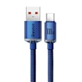 Miniatyrbillede 6 af 6: Baseus Crystal Shine cable USB to USB-C, 100W, 2m (blue)