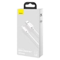 Miniatyrbillede 1 af 11: Baseus Simple Wisdom Data Cable Kit USB to Micro 2.1A (2PCS/Set) 1.5m White