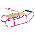 Pikkukuva 3 / 6: Metal Sled with Backrest Strap Pink