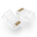Miniatyrbillede 6 af 6: MUFA RJ-45 Ugreen, "NW110"  pt. cablu UTP, Cat5e, RJ-45 (T), plastic, 100 buc, "50246" - 6957303852468