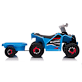 Miniatyrbillede 7 af 7: XMX630T Blue Battery Quad Bike With Trailer